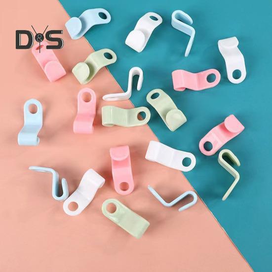 50Pcs Clothes Hanger Connecting Hooks Mini Size Multi-Color Versatile Space Saving Hangers Clothes Hanger Clips