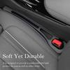 Car Seat Gap Filler 2-Pack, Universal Car Seat Gap Filler Organizer, Seat Gap Plug – Fills Gap Between Seat & Console (Black)