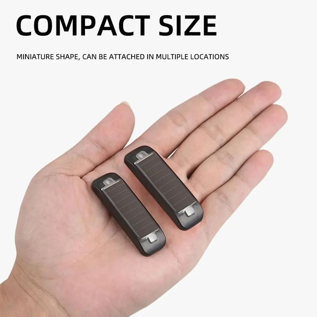 Mini-Warnrückleuchten LED Solarenergie Motorrad-Rückleuchten Kollisionsschutz-Rückleuchte Drohnen-Stroboskoplampe Moto Fahren Amagi