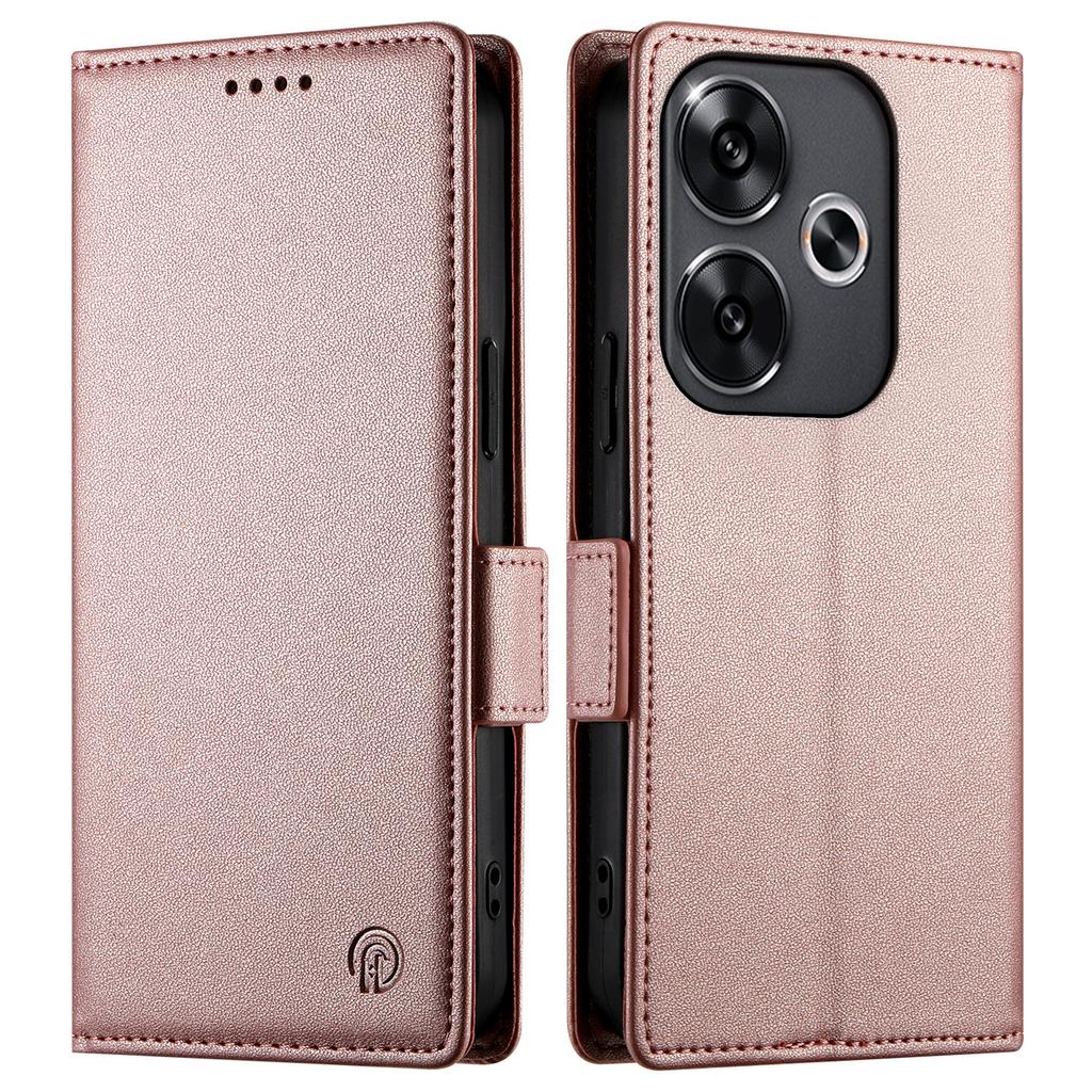 DF-010 For Xiaomi Redmi Turbo 3 5G/Poco F6 5G Stand Case PU Leather Wallet Phone Cover