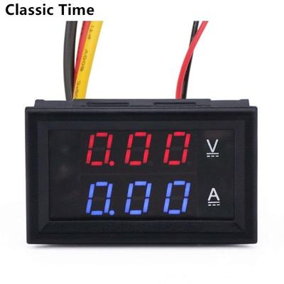 DC0-100V 1A 10A 50A 100A Digital Voltmeter Amperemeter 2 in1 Multimeter DC4-30V Spannung Ampere Meter Volt Amp Gauge Panel Dual Display