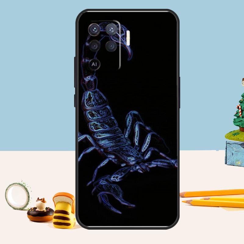 Scorpion For OPPO A98 A78 A58 A53 A54 A57 S A52 A72 A17 A77 A74 A94 A5 A9 A53 A15 A16 A76 A96 Case