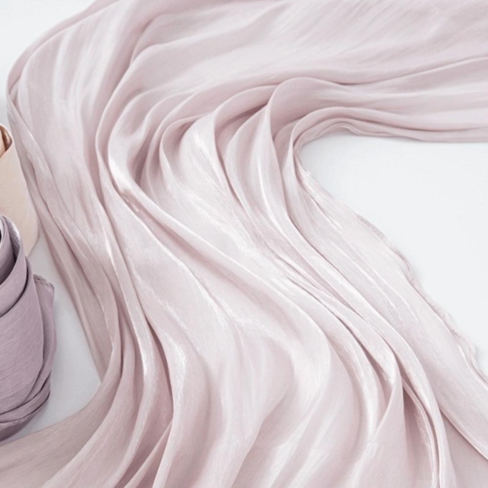 Silk Headscarf Long Wraps Shawl Luxury Islamic Turban  Party