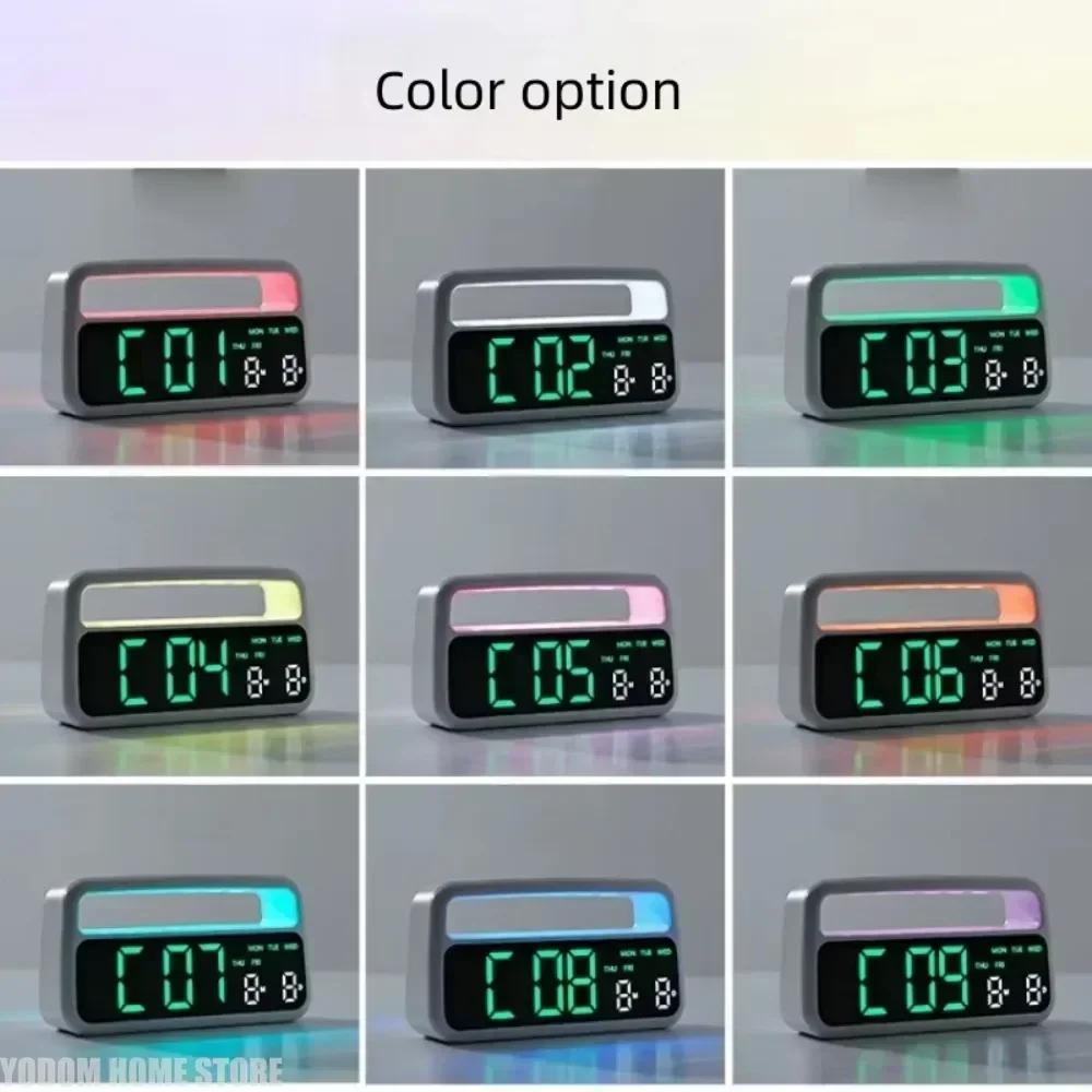 Lockable Alarm Clock with Phone Control Self Discipline Timer Timing Storage Box for Better Study Work Efficiency Desktop Clocks
