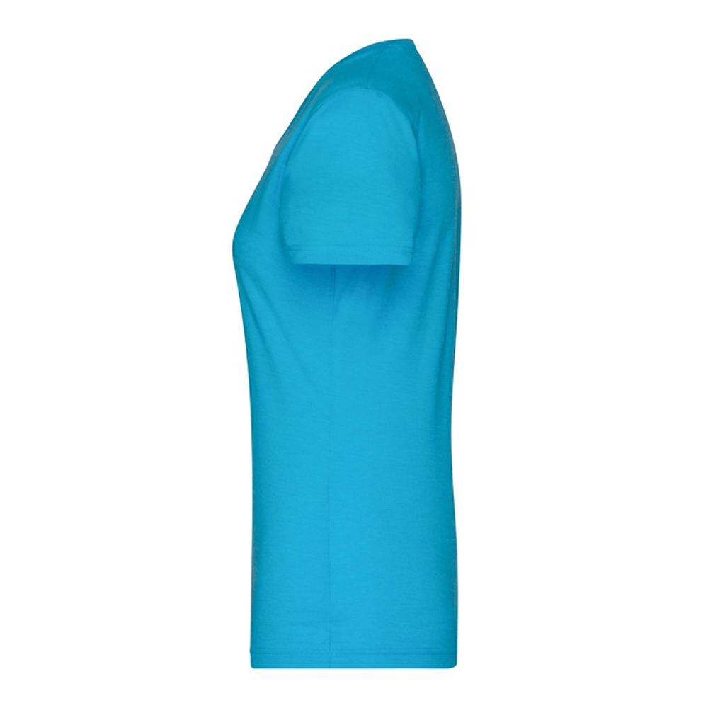 Camiseta de cuello en V para mujer James and Nicholson