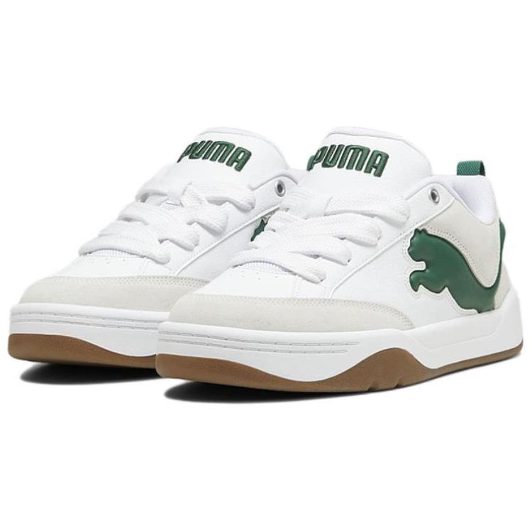 New PUMA Park Lifestyle Sd 'White Green' 395022-03