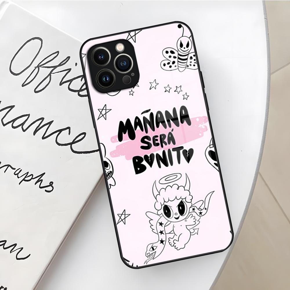 Karol G Manana Sera Bonito Phone Case for Iphone 17 16 Air 15 14 12 11 13 Pro Max Mini X Xr Xs Se Puls glass Cover