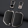 Zinc Alloy Leather Car Key Case For Jeep Wrangler Jl Jlu Rubicon Gladiator Jt Sahara Jlrubicon    Car Key Case