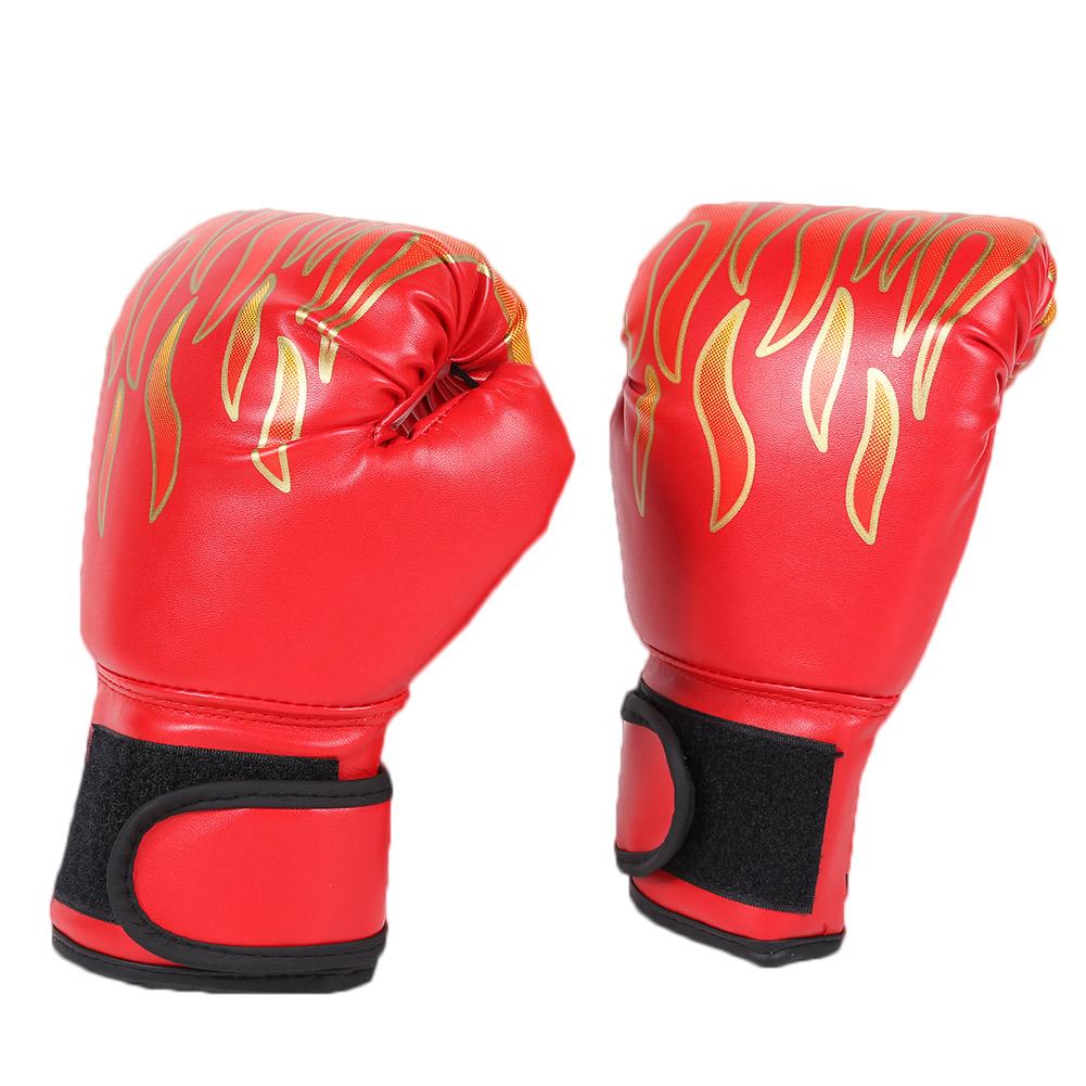2Pcs Kids Boxing Gloves PU Leather Training Gloves Breathable Fighting Mitts Taekwondo Mitts for Punching Bag