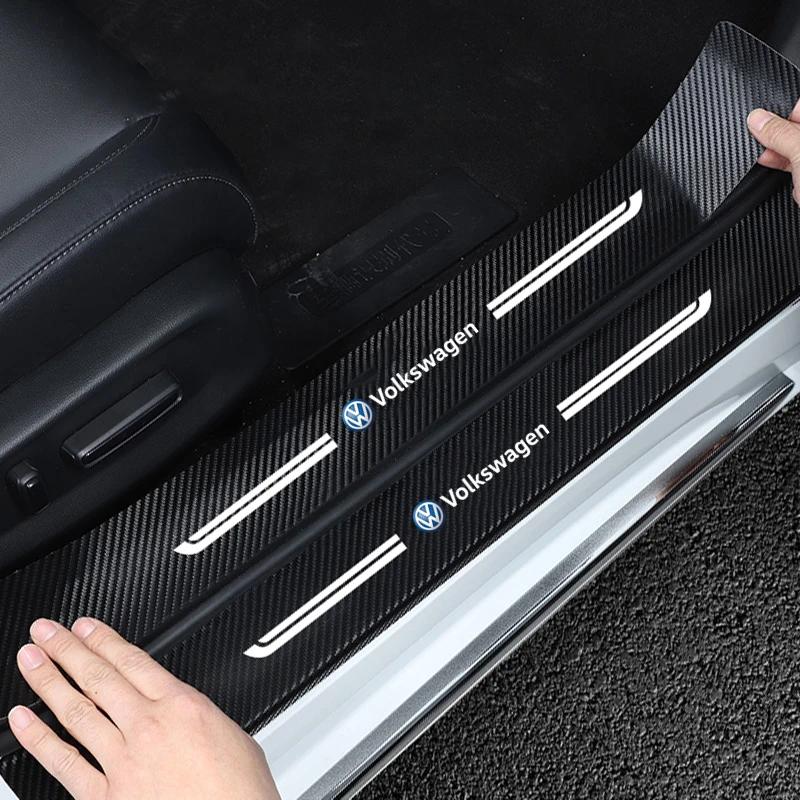 Car Door Sill Protector Trunk Bumper Threshold Sticker for Volkswagen VW Golf 5 7 WW29 Bora Jetta Scirocco Sagitar Lavida CC MK4 MK6