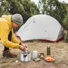 Thin Titanium Camping Stove Windscreen Windproof Plate Camping Stove Wind Screen  Backpacking