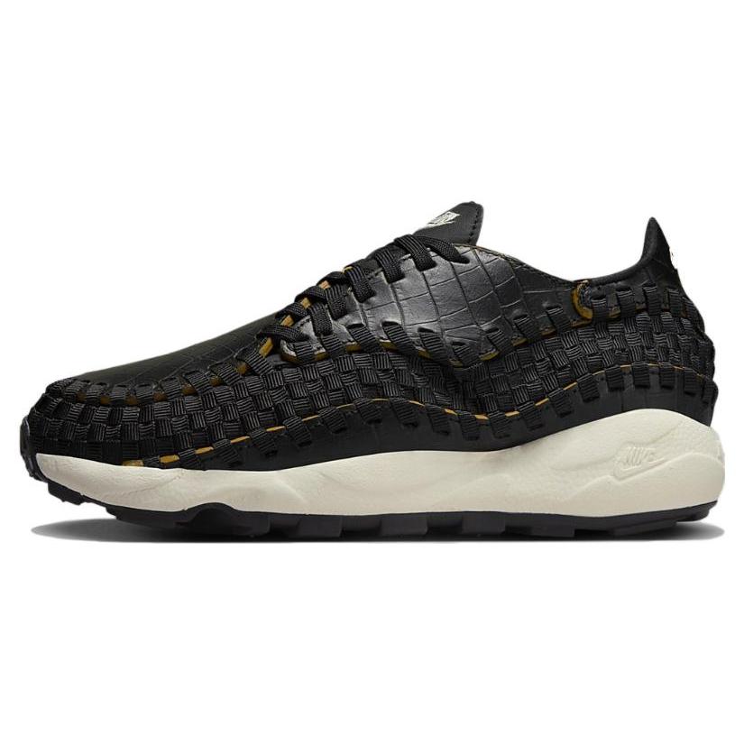 New Nike Air Footscape Woven Prm Black Croc Women's FQ8129-010