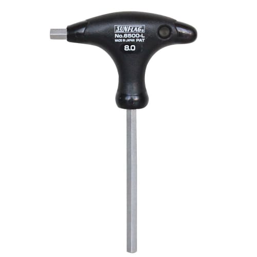 Sunflag T-Grip Hex Wrench 8mm x 110mm No. 6500-L