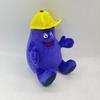 22cm Grimace Shake Yellow Hat Anime Plush Toy Plush Toy Stuffed Animals Soft Plush Children Gifts Doll Birthday
