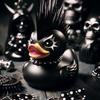 Satan Duck Punk Duck Death Rock Duck Valentina Lady Duck Gothic Girl Statue