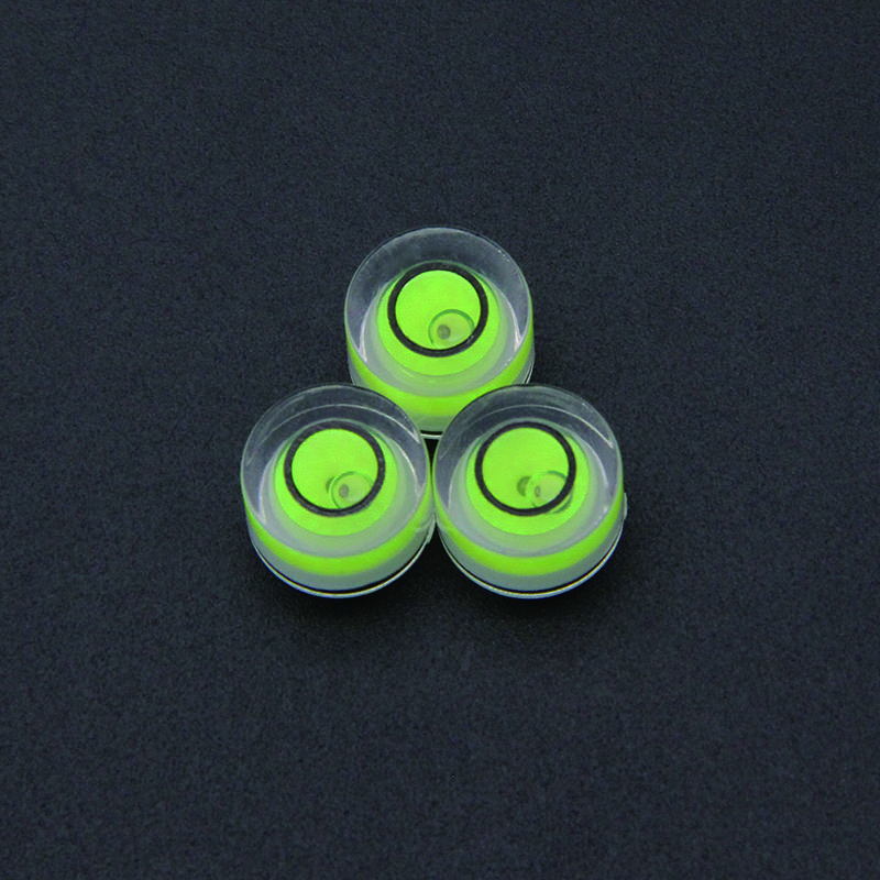 100 Teile/los 10*6mm Acryl Horizontale Perle Micro Ebene Wasserwaage Kamera Geologische Kompass Zubehör