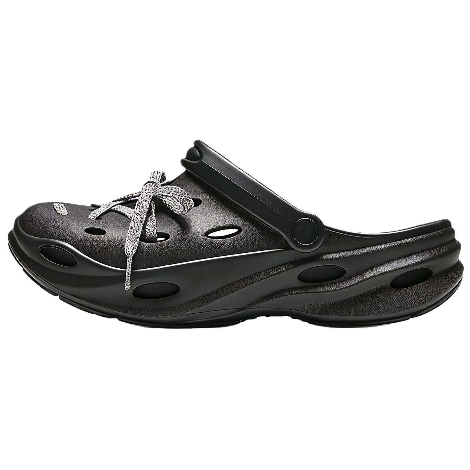 Anta EVA Soft Sole Comfortable Casual Clogs Men Footwear Basic-Black 112628513-2 40