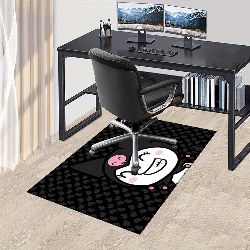 

1pc Sanrio Kuromi Mermaid Printed Office Carpet Rectangle Rug Under The Table,Perfect Room Decor for Living Room, Bedroom, Kitchen, Non-slip Floor Mat 60cm by 90cm