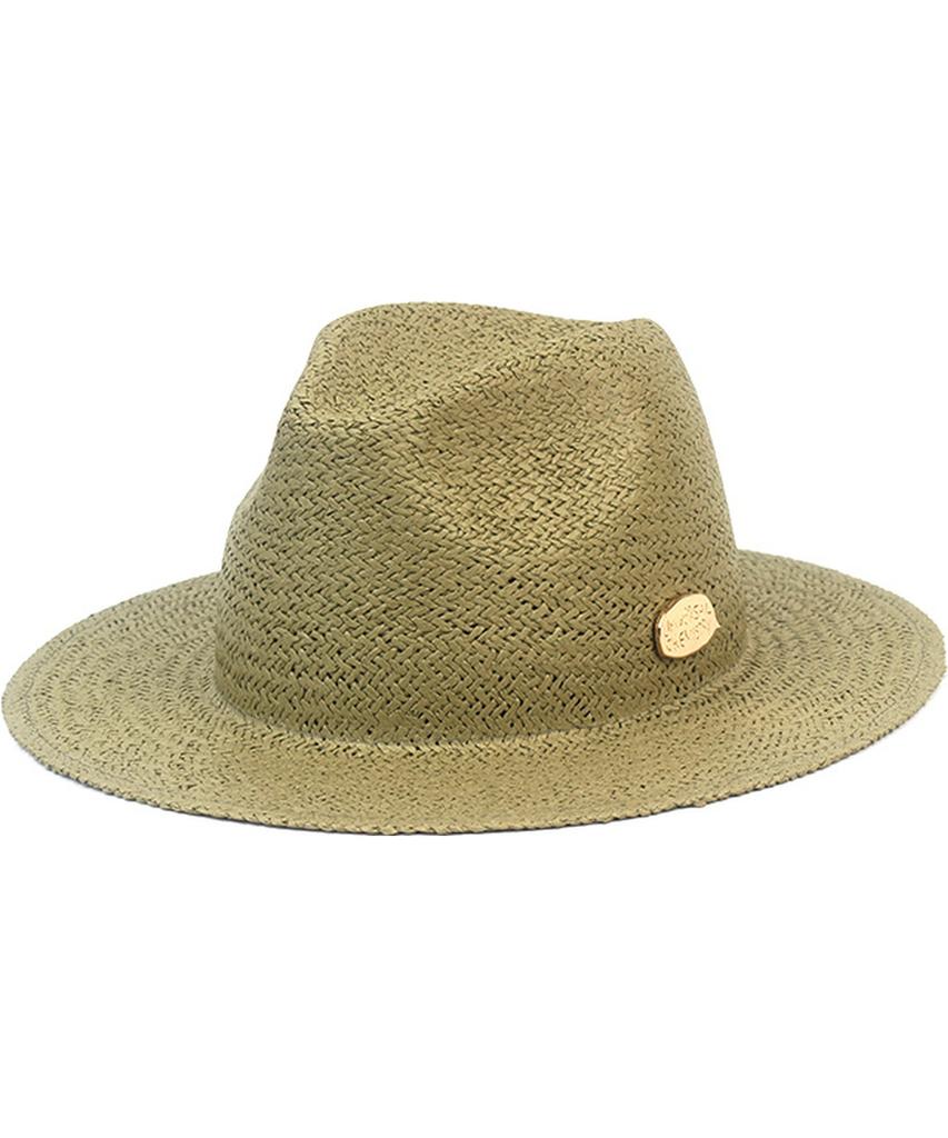 Yunibeosyeolkemiseuteuli Swing Basic Khaki Simple Fedora Summer Fedora