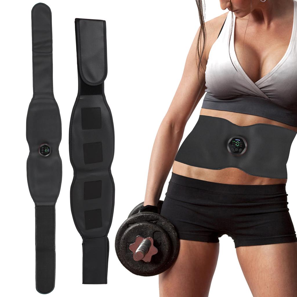 EMS Fitness Belt Adjustable Abdominal Muscle Trainer Slimming Waist Toning Sticker