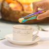 Multicolored Mini Sugar Tongs Small Ice Tongs, Mini Serving Tongs Ice Clip Small Kitchen Tongs for Tea Party Coffee Bar Utensils