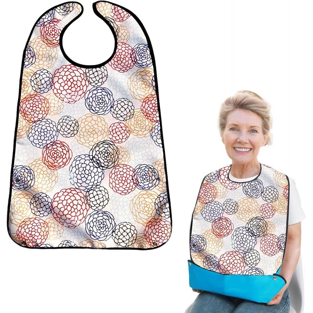 Hiliboom Adult Waterproof Dining Apron High Durability Daria Pattern