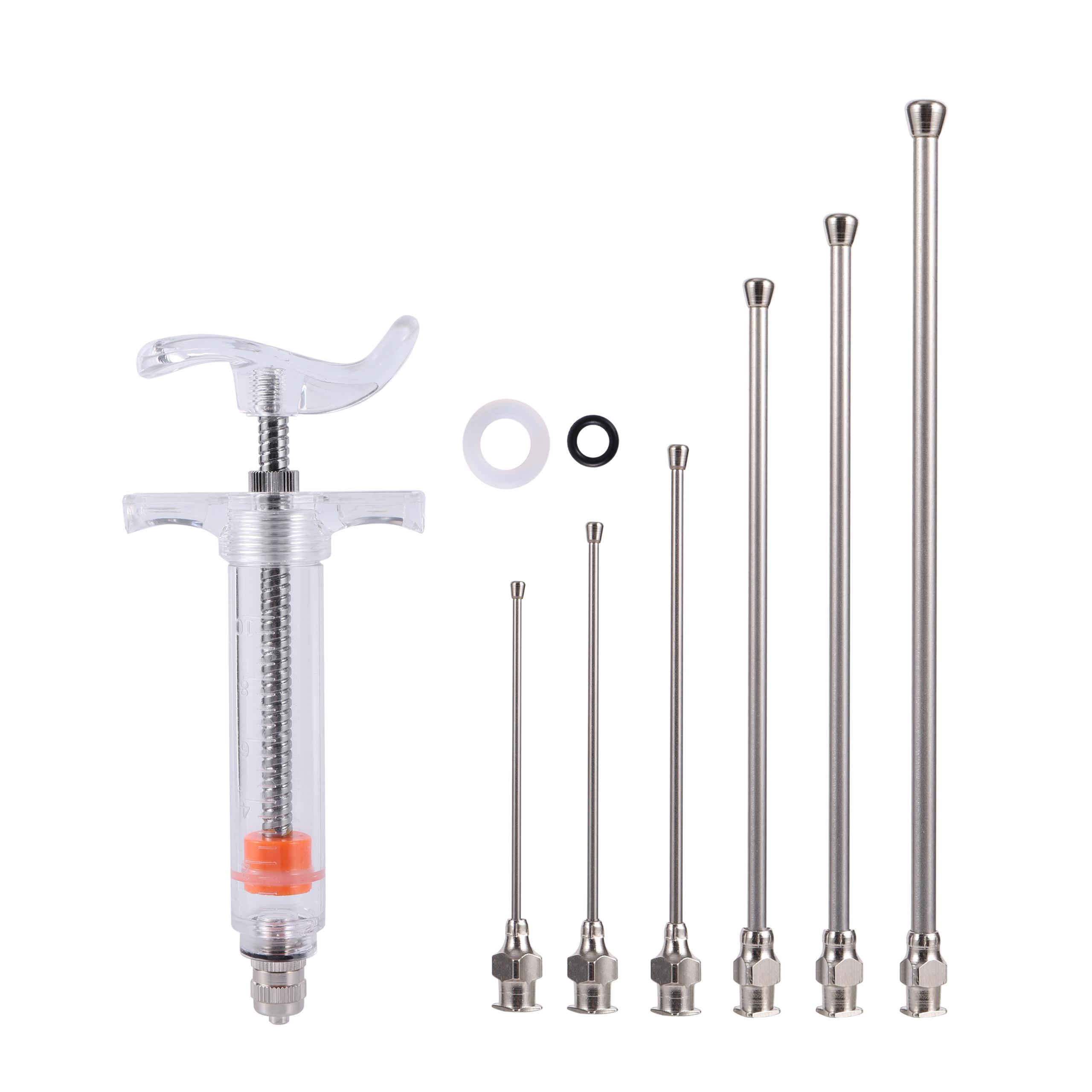 Набор шприцев для кормления птиц 10 мл/20 мл с 6 изогнутыми зондами для гаважа, принадлежности для кормления птиц, корм, лекарства, товары для кормления домашних животных