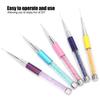 5pcs Nail Art Liner Brushes Manicure Art Point Drill Drawing Painting Brushes Pen