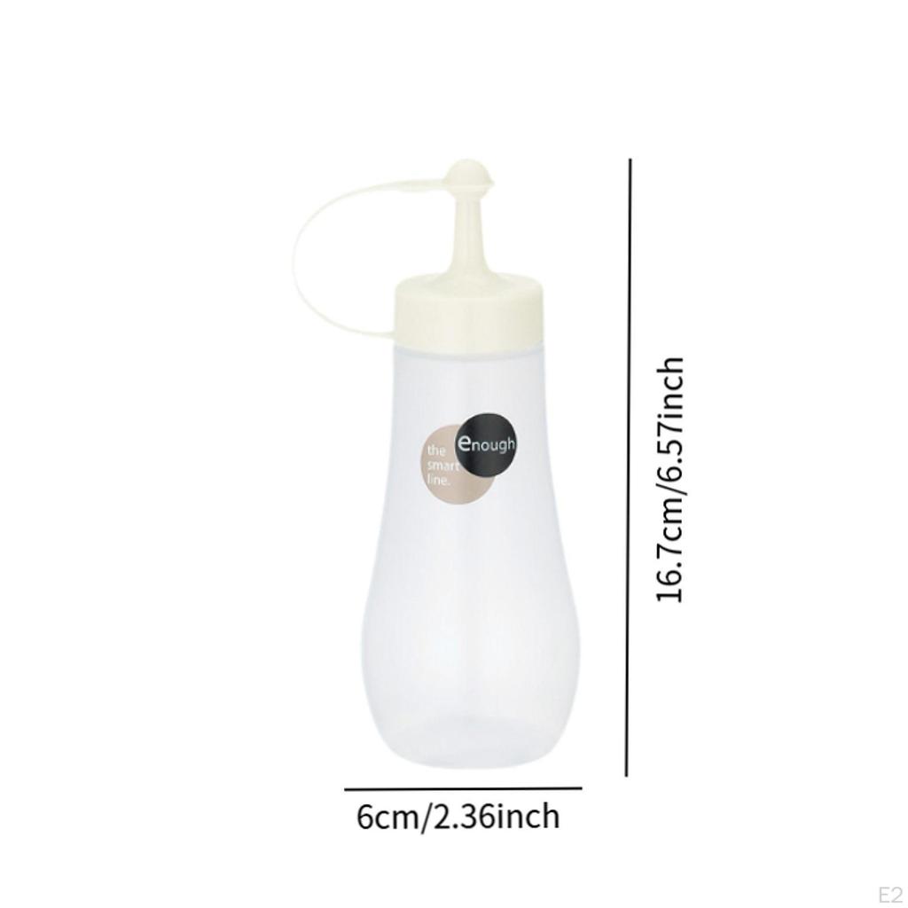 Condiment Dispenser Bottle Portable Small Refillable for Home Cooking