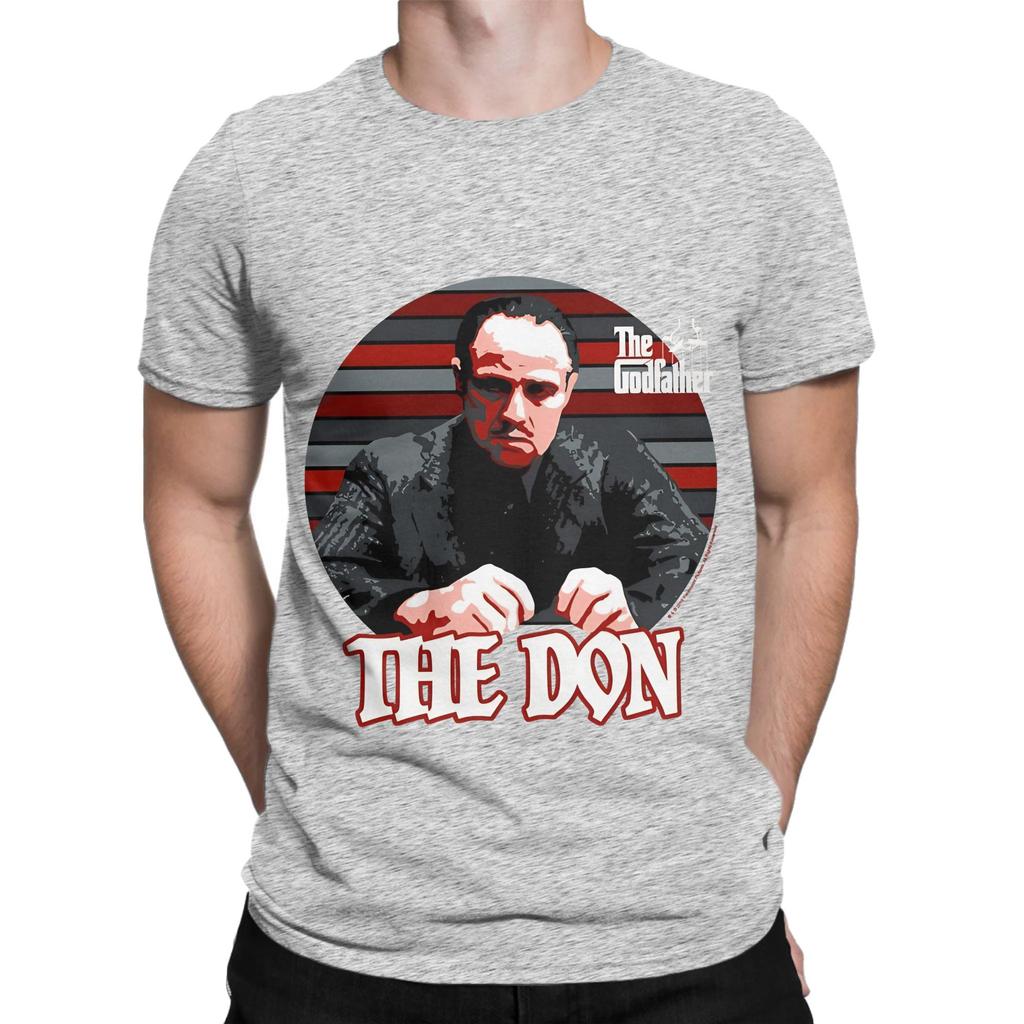 The Godfather The Don Vintage Poster Funny Graphic 100 Cotton TShirt The Godfather Tees Tops For Unisex