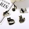 Zinc Zinc Alloy Kitten Girl Gifts Fashion Jewelry Women Cat Brooch Clothing Accessory Korean Style Brooch