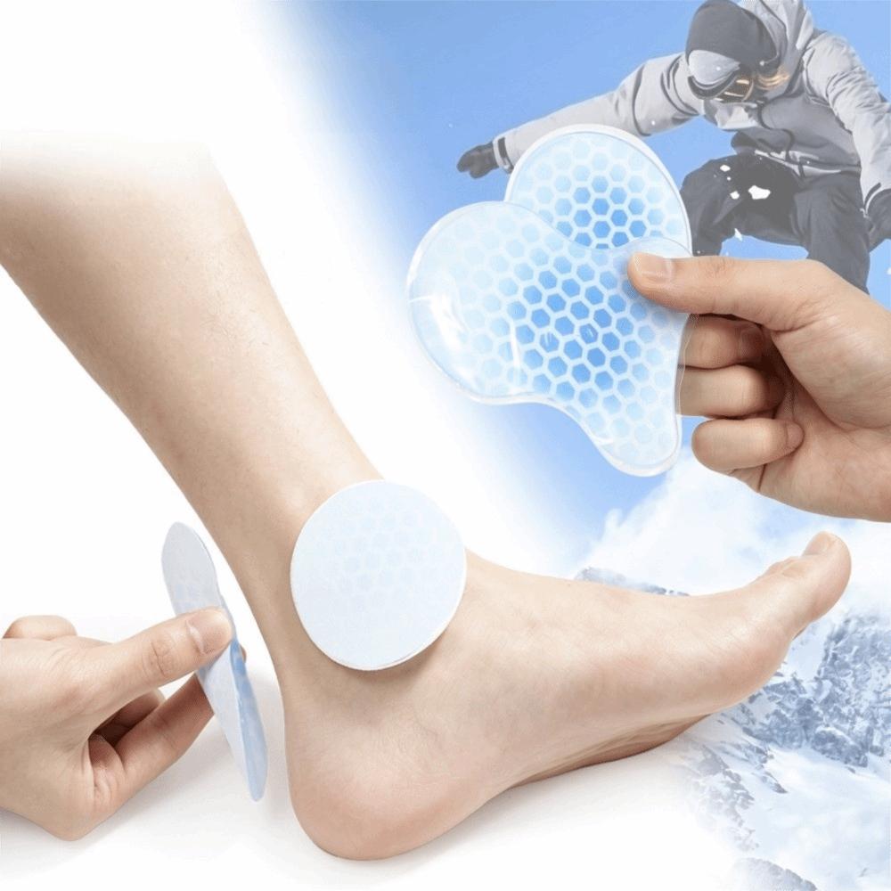 Soft Gel Pad for Ski Boots Anti-Friction Ski Boots Ankle Protectors Ski Boots Ankle Pad Skiing