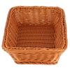 Haushalt Desktop Rechteckiger Lebensmittel Brot Früchte Aufbewahrungskorb für Büro Restaurant Kaffeefarbe X