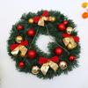 New Christmas Vine and Dry Branch Wreath - Elegant Door and Window Hanging Ornament for Mall, Hotel, and Shop Decoration.