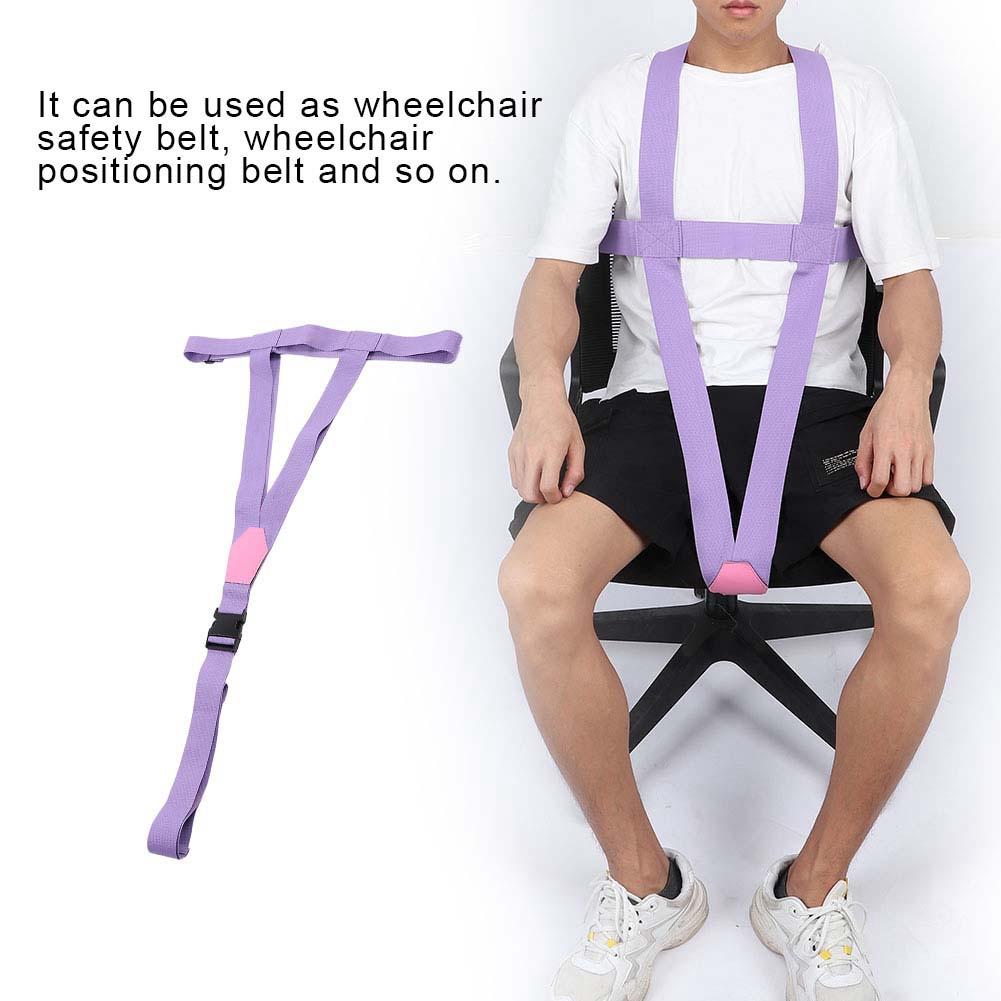 Wheelchair Seat Anti Slip Belt Restraint Harness Safety Strap Constraint Band