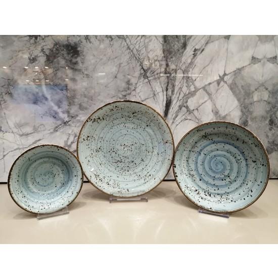 

Kütahya Porcelain Corendon Teos Набор столовой посуды из 18 предметов, синий