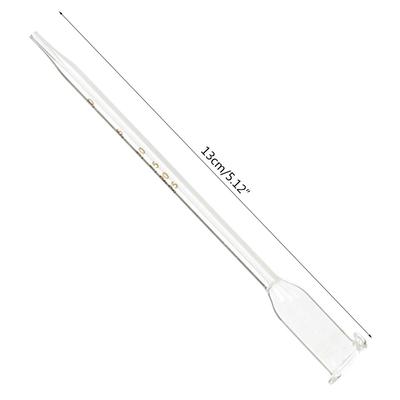 Glas-Alkoholtester, Alkoholthermometer, Weinmessgerät, 0–25 Grad, Glasstab-Messwerkzeuge, Glasmaterial für Rotwein