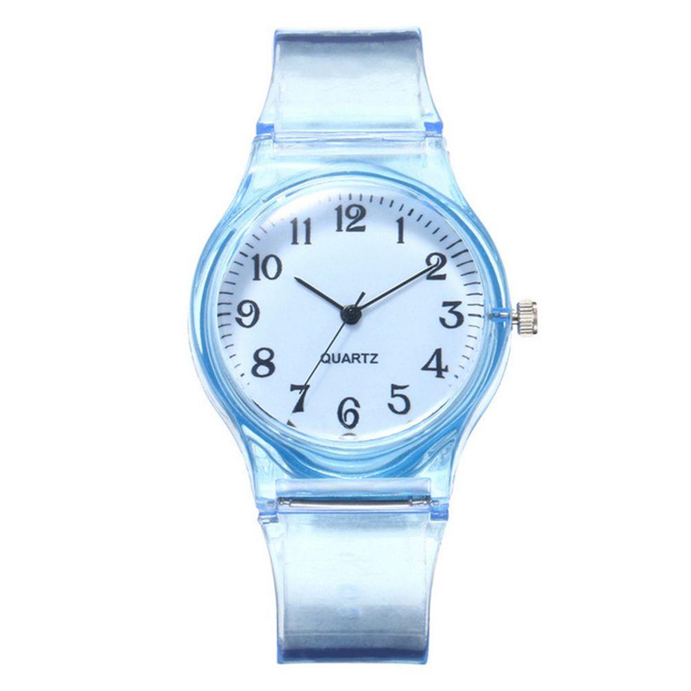 Practical Gifts Women Jelly Quartz Watch Silicone Wristwatch Candy Wrist Watch Student Clock