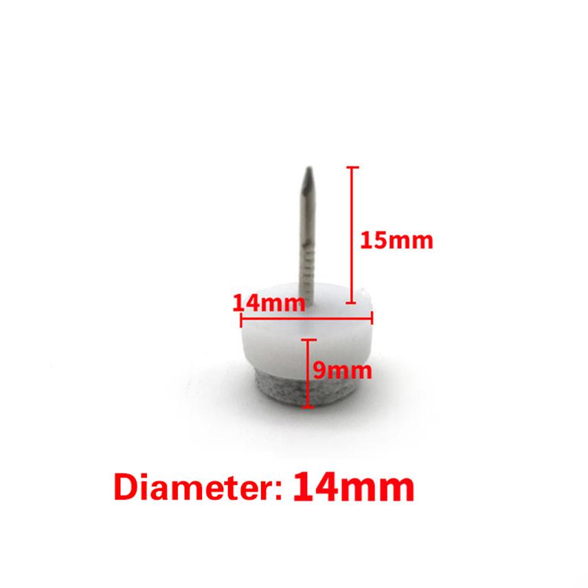 30 Pcs Felt Nails Anti Slip Foot Furniture Table Pads Legs for Furniture Wood Floor Protector Chair Stoppers Felt Glides