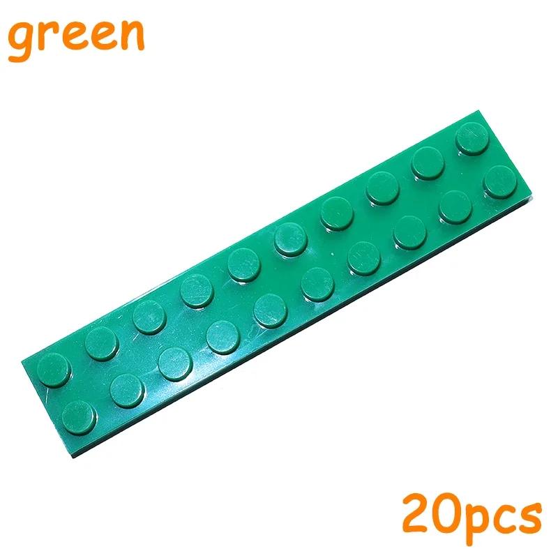Non-Toxic 20Pcs 3832 Size 2X10 Dot Plate Moc Assemble Particles Diy Building Blocks 2*10 Figures Bricks Educational Creative Toy For Kid
