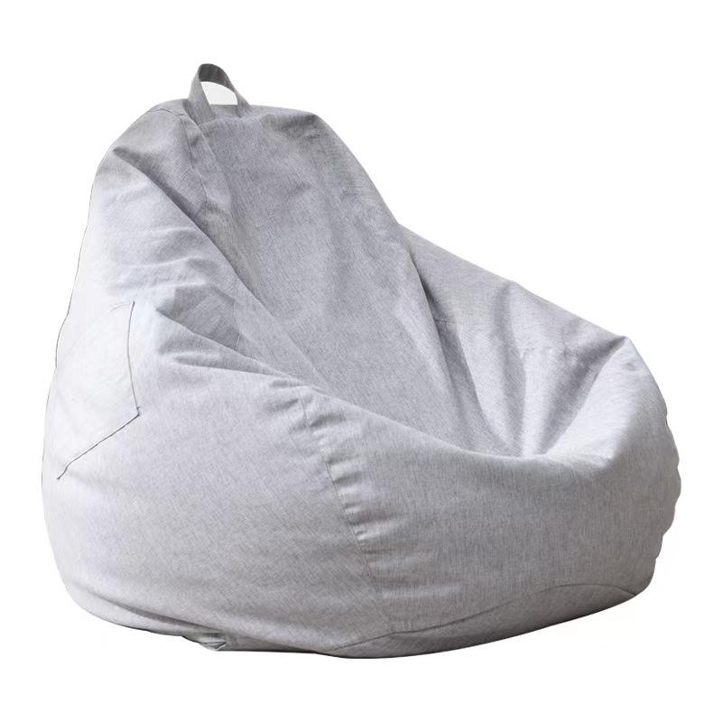 Zesílený bavlněný lněný potah na sedací vak pohovku - Omyvatelný, Jednoduchý design