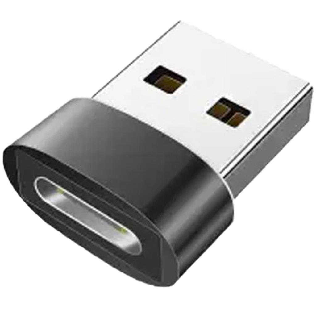USB Stecker auf USB C Buchse Ladeanschlussadapter Schneller Konverter für Typ C Telefone Tablets Spielekonsolen