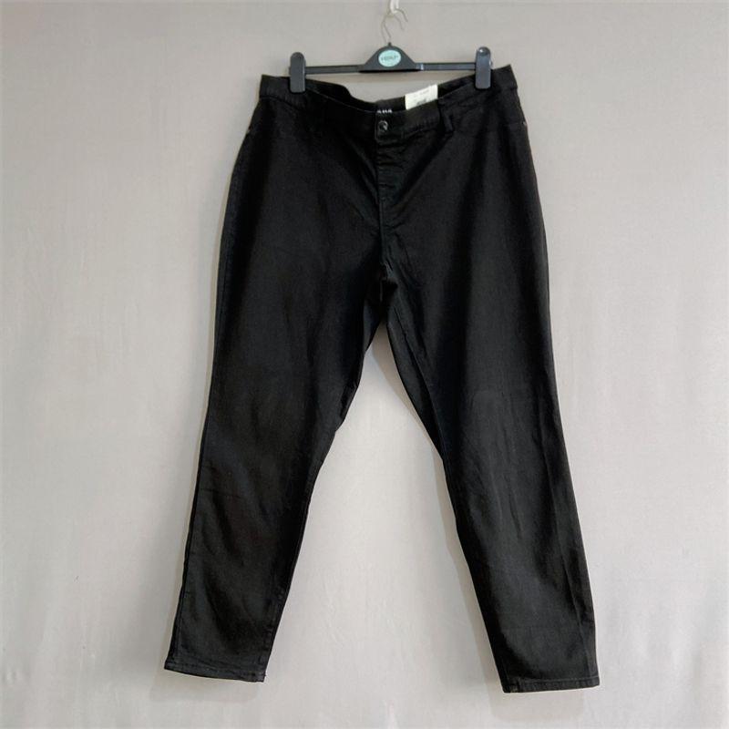 

Export USA Ana Plus Size Women s Mid Waist Denim Skinny Pants Mid Rise Skinny Jegging Jean Black