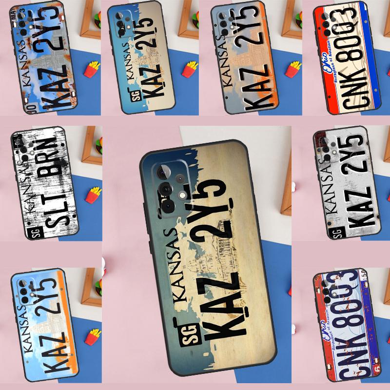 Supernatural License Plate For Samsung Galaxy A16 A06 A56 A36 A26 A05 A22 A32 A52 A54 A34 A14 A55 A15 A53 A33 A35 Case