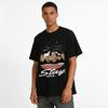 Outdoor Style Forest Deer Head Print Casual T-Shirt Pure cotton T-shirt