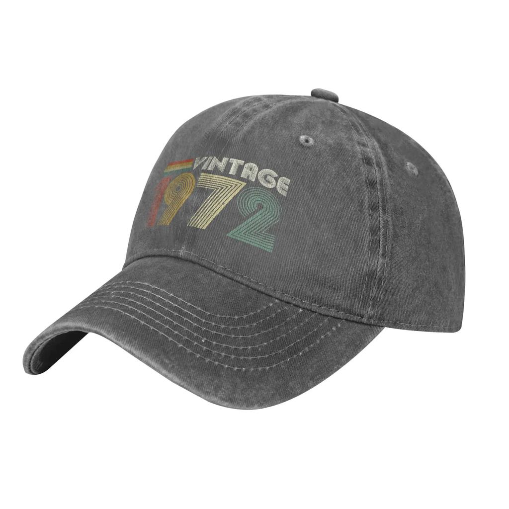 Vintage Birthday Gift Unisex Baseball Cap Dad Father Years Old Cotton Hats Cap Outdoor Activities Adjustable Snapback Hat