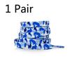 Cloud Camouflage Flat Shoelaces For Sneakers Trend Creative Shoelace Colorful Print Shoe Laces Woman Man Shoestring 120CM