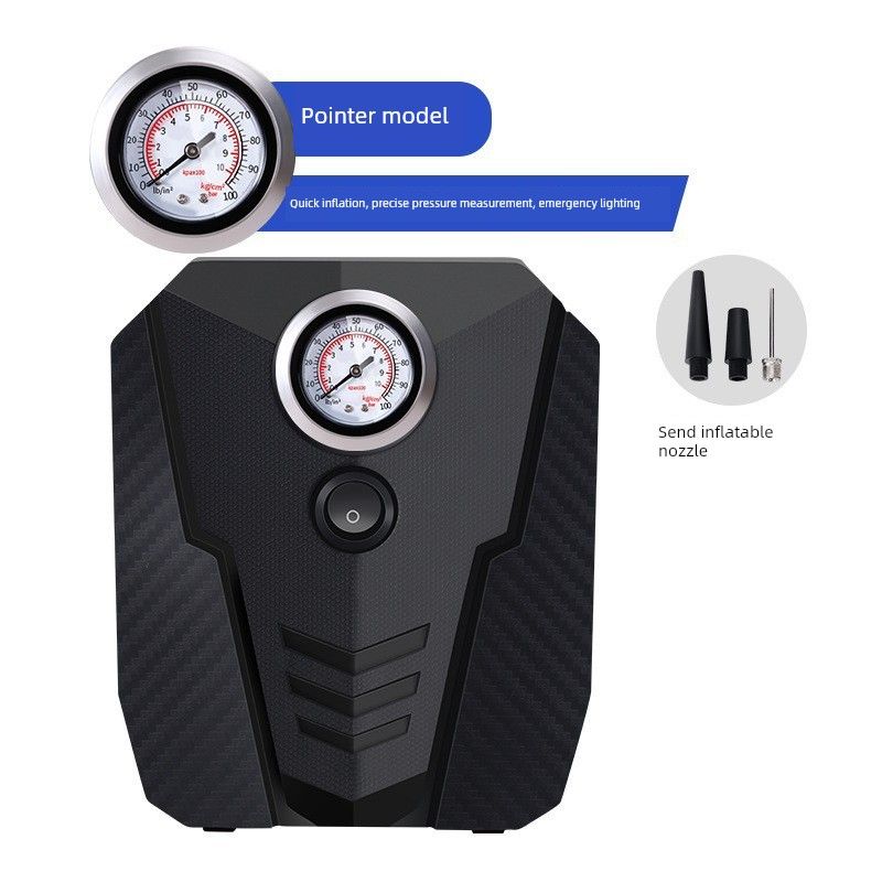 

Car Air Pump, Small Car Tire Electric Air Pump, Portable Handheld Smart Digital Display for Car Use Pointer model