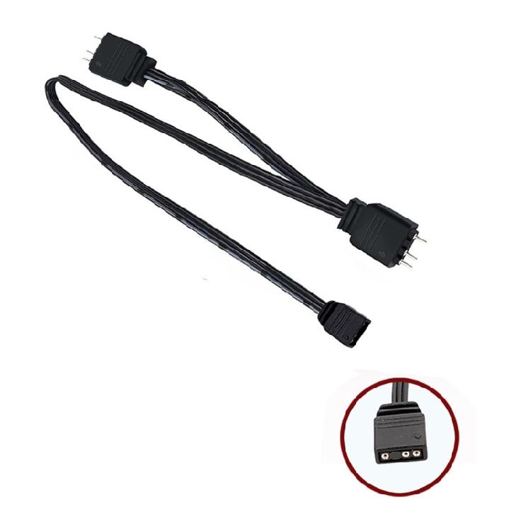ARGB Controller Cable 5V 3Pin ARGB Controller Adapter ARGB Remote Controller for PC Fan Cooling Fan Light Strips