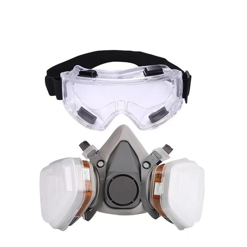 Brangdy 6200 Respirator Mask with Goggles